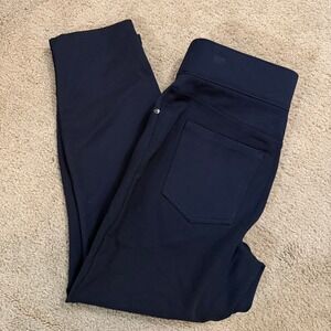 Spanx Women's Black Ankle Pants Size Medium Petite Careerwear